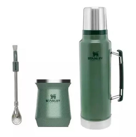 Kit Termo Stanley 940 Con Mate Stanley Y Bombilla Spoon
