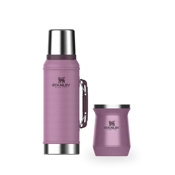 Combo Termo Stanley Nueva Generacion 950 ML Con Mate Lilac