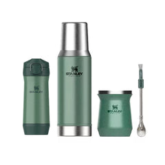 Combo Termo Stanley Mate System 800 Ml Con Yerbera Mate Y Bombilla