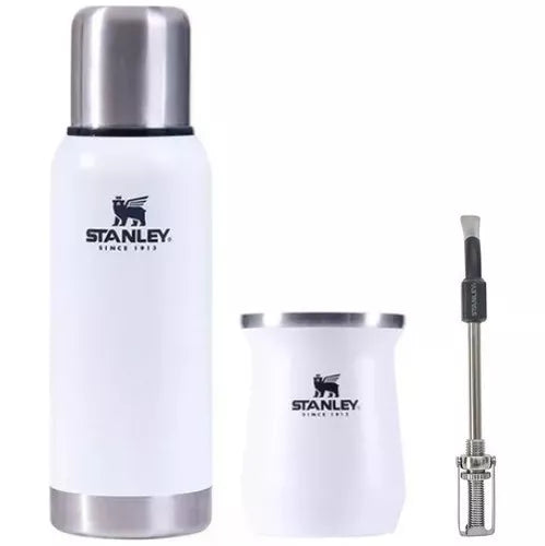 Kit Termo Adventure 1 Litro, Mate Y Bombilla Stanley Spring