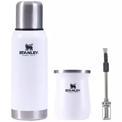 Kit Termo Adventure 1 Litro, Mate Y Bombilla Stanley Spring