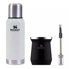 Kit Termo Adventure 1 Litro, Mate Y Bombilla Stanley Spring