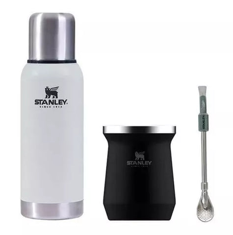 Kit Termo Adventure 1 Litro, Mate Y Bombilla Stanley Spoon