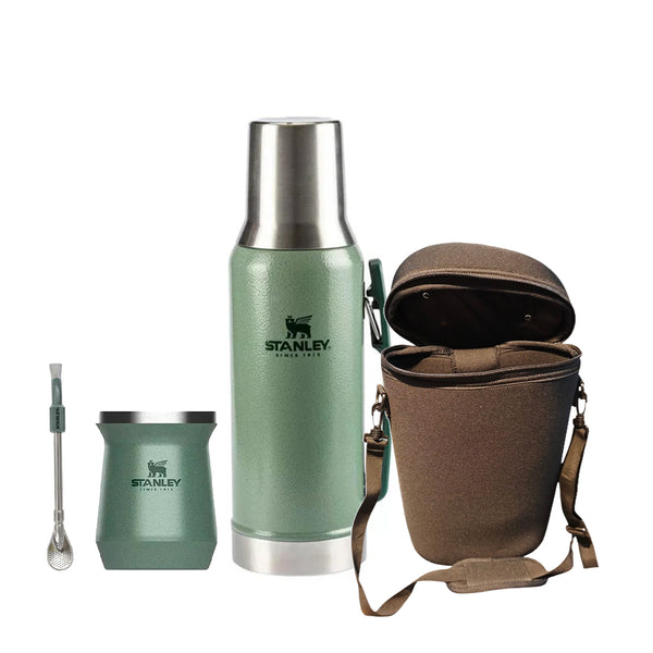 Combo Termo Stanley Mate System de 1,2lt + Mate + Bombilla + Matera de Goma Eva
