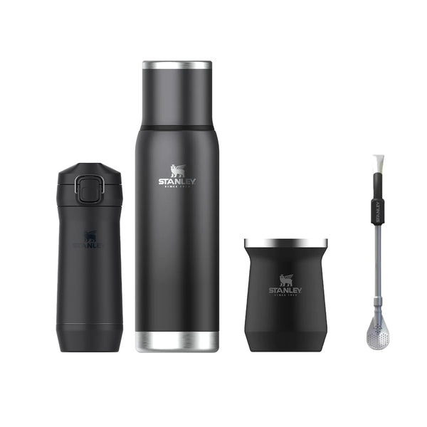 Set Matero Termo Stanley Adventure To Go 1L Yerbera Mate Y Bombilla Spoon