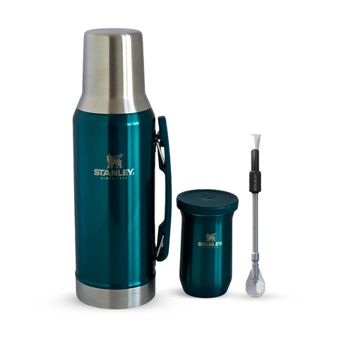 Combo Mate System 1,2 Litros con Mate con tapa y Bombilla Común Edicion Especial