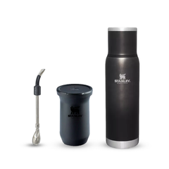 Combo Termo Stanley Adventure To Go 1 Lt + Mate 200 Ml + Bombilla Spoon