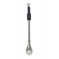 Combo de Termo Nueva Generacion + Mate y Yerbera Rosa + Bombilla Común Negra