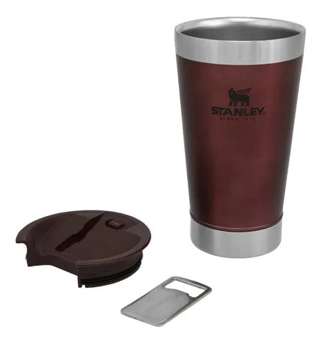 Vaso de cerveza Stanley con destapador 470ml