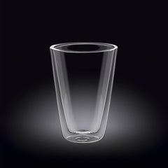 Vaso doble pared300 ml, thermo glass, Wilmax