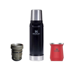 Kit Termo Stanley 600ml con tapón cebador + Mate